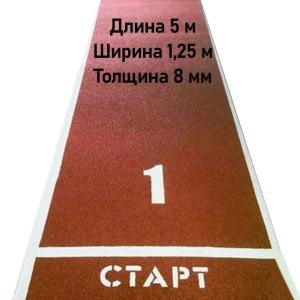 Купить Дорожка для разбега 5 м х 1,25 м. Толщина 8 мм в Нижняятуре 