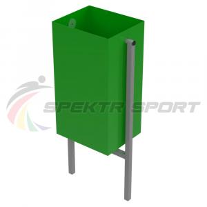 Купить Урна для мусора прямоугольная 370х250х650 мм в Нижняятуре 
