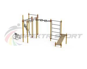 Купить Спортивный комплекс для инвалидов-колясочников WRK-D17_76mm в Нижняятуре 