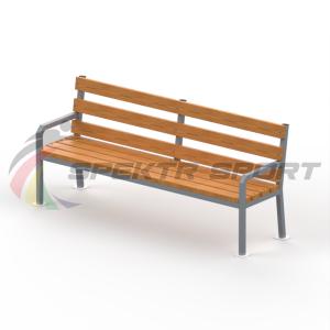Купить Уличная скамейка со спинкой Дача в Нижняятуре 