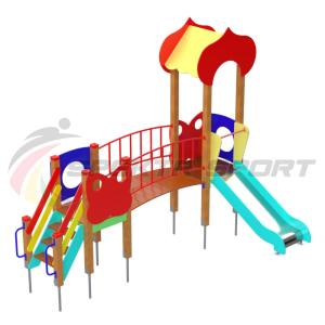 Купить Детский игровой комплекс Полянка ДИК 1603 в Нижняятуре 