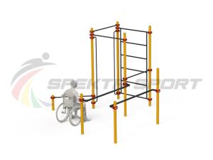 Купить Спортивный комплекс для инвалидов-колясочников WRK-D18_76mm в Нижняятуре 